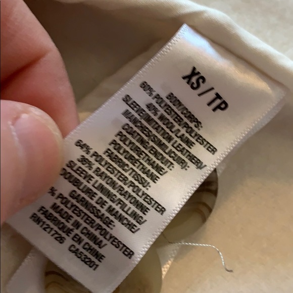 Aeropostale wool faux leather coat - Picture 6 of 6